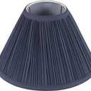 Aspen Creative 59175, Empire Uno Lamp Shade, Stone Blue, 4" Top x 10" Bottom x 7" Slant Height, Slip UNO 33mm