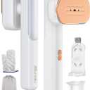 Steamer for Clothes, 120-240V Handheld Garment Steamer, Sundu Travel Steamer  Iron 2 In 1, 15s Fast Heat up (Pearl White)