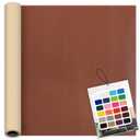 Red Brown Leather Repair Patch, 39.3 x 19.6 Inch Self Adhesive Leather Repair Tape, Large Vinyl Leather Repair Kit for Furniture, Car Seats, Sofats, Couch, Office Chair