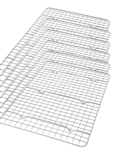 Stainless Steel Cooling Rack Size -Medium, 10 x 16 Inches, Dishwasher-Safe, Oven Safe, Cookie Cooling Racks for Baking & Cooking - Pack of 5