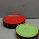 Colorful Plates Kit, 2 Sizes, 8 Pcs