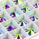 DONGZHOU Sew On Rhinestones Round Flat Back Sew On Glass Rhinestone Sewing Crystal Gems Stone Beads for Costume, Clothes, Garments, Dress, Jewelry, Belt, Shoes and DIY Crafts