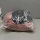 MFOX Calming Dog Bed for Medium and Large Dogs Comfortable Pet Bed Faux Fur Donut Cuddler (27.0"L x 27.0"W x 8.0"Th, Red)