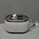 MÜELLERHOME  Retro Toaster 2 Slice, 7 Browning Levels, 3 Functions (Reheat, Defrost, Cancel), Stainless Steel Features, Removable Crumb Tray, Under Base Cord Storage, White Toaster Kitchen Appliances