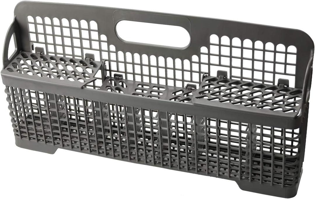AMI PARTS 8531233 WP8562043 Universal Dishwasher Silverware Basket Replacement Fit for Whirlpool Kitchenaid Dishwasher Utensil Rack Basket, Replaces 8531233,8562043, WP8531233VP