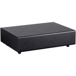 Monoprice SSW-8 Slim Powered Subwoofer - 8 Inch Woofer, 100 Watt, Low Profile, Powerful Amp, Low Pass, RCA and Speaker Level Terminal Inputs, Black