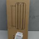 APSARAS USA Magnetic Plastic Wrap Dispenser with Cutter, 3 in 1 Aluminum Foil wrap Organizer, Practical Refillable Cling Wrap Film Cutter, Wall Mount Kitchen Wrap Dispenser, Include 2 * 12" Rolls