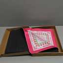 Floral Mahjong Mat with Rules 31.5" x 31.5" Non-Slip Noise Reduction Gaming Mat for Table Cover Card Board Tile Poker Dominoes