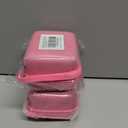 2 x MGZNMTY Carrying Case and Silicone Case for Bitzee Magicals Interactive Toy Digital Pet and Protective Skin Cover for New Bitsy Electronic Virtual Pet (Pink)