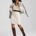 Knee High Boots Women Pointed Toe Chunky Heel Fall Tall Boots Side Zipper Long Boots for Women (9.5, Brown Pu)