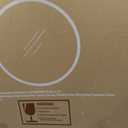 Bathroom Mirror for Wall, 24 Inch Round Mirror, Matte Black Metal Framed Circle Vanity Mirror for Bathroom Bedroom Living Room Entryway, Anti-Rust, Tempered Glass, Hanging or Leaning