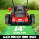 EWORK 40V 14" Cordless Lawn Mower with 2 x 4.0Ah Batteries & Fast Charger