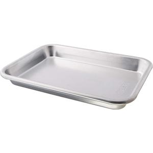 Nordic Ware Naturals Eighth Sheet - USA Made Uncoated Natural Aluminum Commercial Quality Sheet Pan, 1-Pack