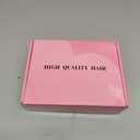 PREMPO Afro Wig V Part Kinky Curly Wigs for Black Women, 180% Density Wear and Go Glueless Wig with Unique Bouncy Curls in the End, Synthetic No Leave out Clip in (#1B Black Wig, 24 Inch)