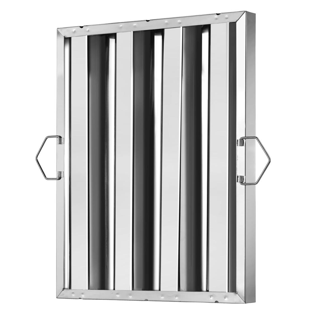 New Star Foodservice 54316 Stainless Steel Hood Filter, 16" W x 20" H