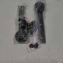 Skysen Sliding Barn Door Hardware Roller Set Black (LK-I Shape Hanger)