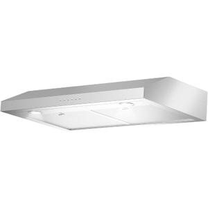 ONEEON 30 Inch Under Cabinet Range Hood, 4-Speed Exhaust Fan, 2 Baffle Filters, Bright LED Lights, Stainless Steel Finish