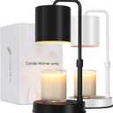 zukakii Candle Warmer Lamp Adjustable with Dimmer and Timer