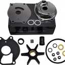 99157T2 Water Pump Repair Kit for Mercury Marine 2 Stroke 15-25 HP 4 Stroke 9.9-15 HP 46-99157T2