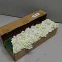 5PCS Hydrangea Artificial Flowers, Real Touch Latex Hydrangeas Realistic Faux Floral Dcor for Home & Office, Wedding Bouquets Centerpieces Party(White)