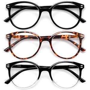 Amazon.com: GIBLOGO Reading Glasses for Women/Men Eye Glasses Blue Light Reading Glasses Cheaters Eyeglasses : Health & Household