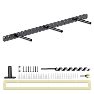 1pc Floating Shelf Hardware Heavy Duty Hidden Shelf Brackets Support,Wall Mounting Invisible Floating Shelves Bracket with Jig (34" x 8" x 1.5" with Tools)