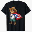 Coqui Frog Puerto Rico Flag Puerto Rican Taino Boricua T-Shirt, Size XL