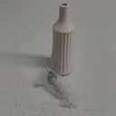 LYEOBOH Olive Oil Dispenser Bottle, Oil Dispenser for Kitchen, Ceramic Cooking Vinegar Dispensing Bottles with Spout, White