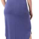 Amazon Essentials Women's Jersey Regular-Fit Sleeveless v-Neck Midi Dress (Previously Daily Ritual) (Medium Blue)