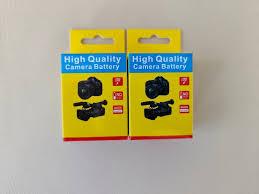 Digital Camera Battery for Samsung SB-LSM80 2Pack