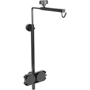 Reptile Glass Mount Lamp Stand, Adjustable Heat Light Fixture Holder with Glass Suction Cup, Suitable for Terrarium Dome Lamp