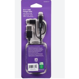Philips 3 In 1 USB Charge Cable