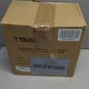 TQVAI 10 Inch Railing Planter - Fit for 1.5 to 3.5 Inches Railing - Adjustable Hanging Planters Outdoor Balcony Deck Flower Pot Holder Metal Baskets for Garden Orchid, Patio Ledge, 3 Pack, Black