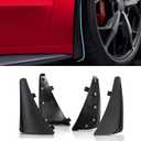 4PCS Front & Rear Mud Flaps,Carbon Fiber Pattern Splash Guards Wheels Rock Mudguards Mudflap Fender for Corvette C8 Stingary Z51 Convertible/HTC 2020+,Replace OEM #84263453 84263457