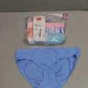 Hanes Girls Organic Underwear, Brief & Hipster, Toddler & Girl Sizes, Pure Comfort 100% Cotton Panties, 8-Pack, Size 10