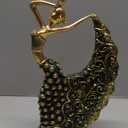 XINDAM Elegant Peacock Art Figurine Dancer Statue Decorative Home & Office Figurines Home Office Display Craft Living Room Decor Ornaments for Tabletop