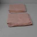 EXCLUSIVE HOME Sateen Twill Woven Room Darkening Blackout Grommet Top Curtain Panel Pair, 52"x84", Blush