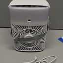 Portable Air Conditioner, 3 Speeds Personal Evaporative Air Cooler with 2/4H Timer, 450ml Rechargeable Mini Air Conditioner, Quiet Portable AC Unit Fan for Office Desk Home Bedroom Camping Car