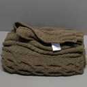 Battilo Camel Tan Throw Blanket for Couch,51"x67", Cable Chenille Knitted Throw Blankets for Bed, Sofa, Chair,Living Room, Soft Cozy Thick Warm Decorative Textured Blanket.