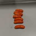 Frinnovan 7 Pack Artificial Hot Dog Fake Sausage Simulated Food Props for Display Lifelike Food Model Kitchen Home Hot Dog Decor Party Decoration Photography Props