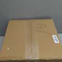 13 Inch Flush Mount Ceiling Light,Black Finish Plate with Frosted Glass Shade,Round Ceiling Lighting Fixture for Hallway Bedroom Closet Livingroom Kitchen Stairwell (Black)