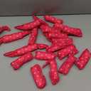 40 Soft Heatless Hair Curlers - Large Overnight Pillow Sponge Rollers for Curly Hairstyle (Rose red)