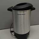 Hamilton Beach 45 Cup Coffee Urn and Hot Beverage Dispenser, Silver (40519)