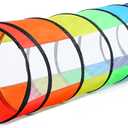 Moncoland Kids Play Tunnel Tent for Toddlers, Colorful Pop Up Crawl Toy Baby Children or Dog Cat with Breathable Mesh, Collapsible Gift Boy Girl Indoor Outdoor Games