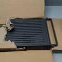 Hiorucet WB31X24998 Cast Iron Griddle Replacement for GE Gas Stove Griddle Plate, JGBS66REKSS Reversible Griddle Flat Top Pan for GE Appliance Gas Range Parts.