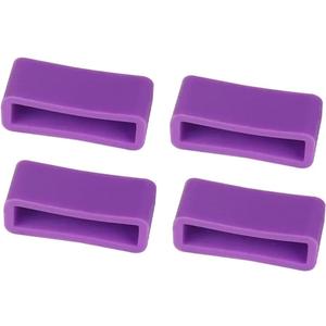 Watch Strap Holder Loop 20/40/50pcs Rubber Watchbands Black Strap Loop Ring Silicone Watch Bands Accessories Holder 12-24 Mm Locker