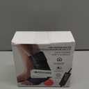 sticro Ankle Heating Pad for Achilles Tendonitis and Plantar Fasciitis Relief, Heated Ankle Brace Foot Heating Pad Wrap with Massage Ball for Sprained Ankle, Arthritis Foot Heel Pain Relief (Gray)