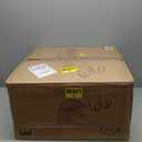 YFO Home Office Desk Chair Office Rubber Casters Ergonomic Computer Chair with Lumbar Support Adjustable Height Rolling Swivel Executive Task Armrests Chair Brown Leather (Mid Back)