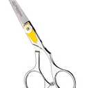 Equinox Professional Razor Edge Series Barber Hair Cutting Scissors - Japanese Stainless Steel Salon Scissors - 6.5” Overall Length - Fine Adjustment Tension Screw - Premium Shears for Hair Cutting
