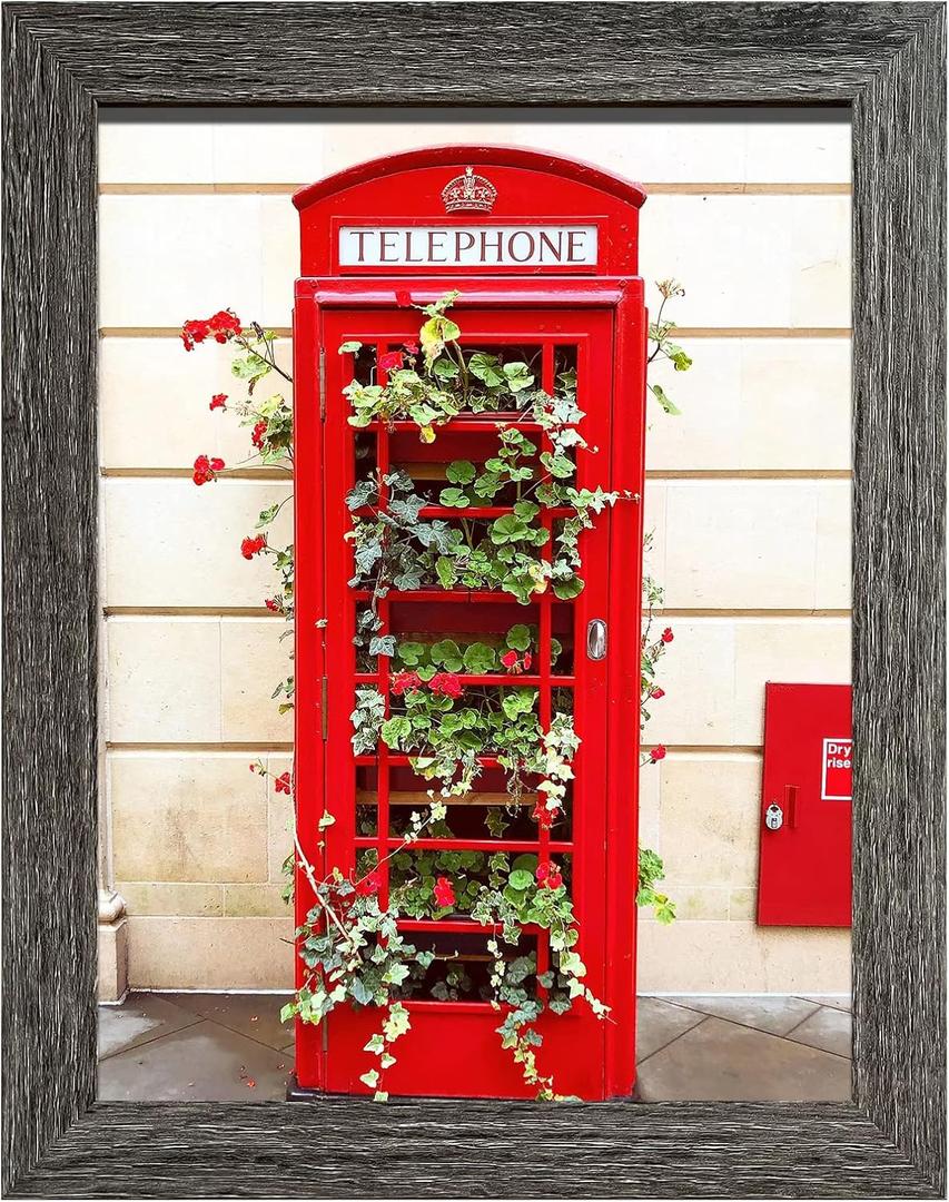 SESEAT 8x10 Picture Frame Dark Grey, Display Pictures for Wall and Tabletop, 1 Pack